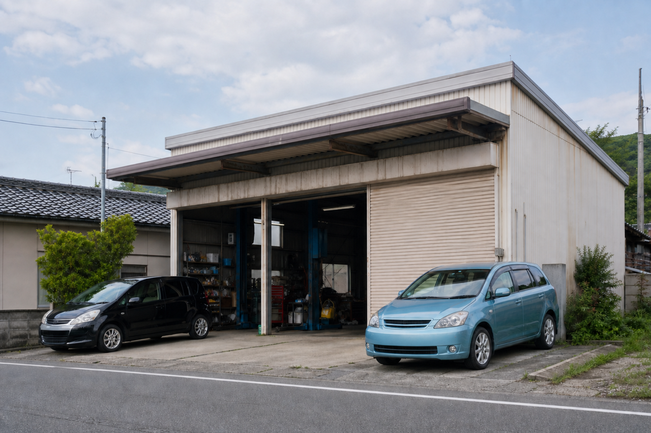 共信オートサービスの工場